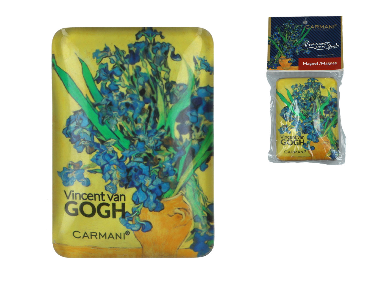 Kühlschrankmagnet Mit Van Goghs Gemälde „iris In Einer Vase“ – Ein Geschenk Für Kunstliebhaber