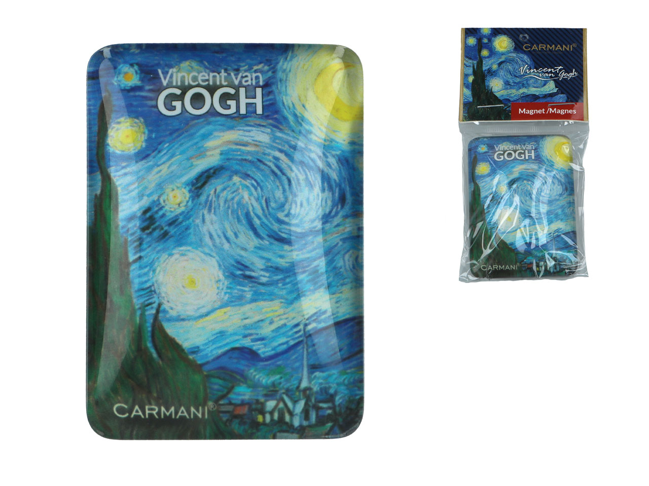 Kühlschrankmagnet Mit Van Goghs Sternennacht-gemälde – Kunstgeschenk