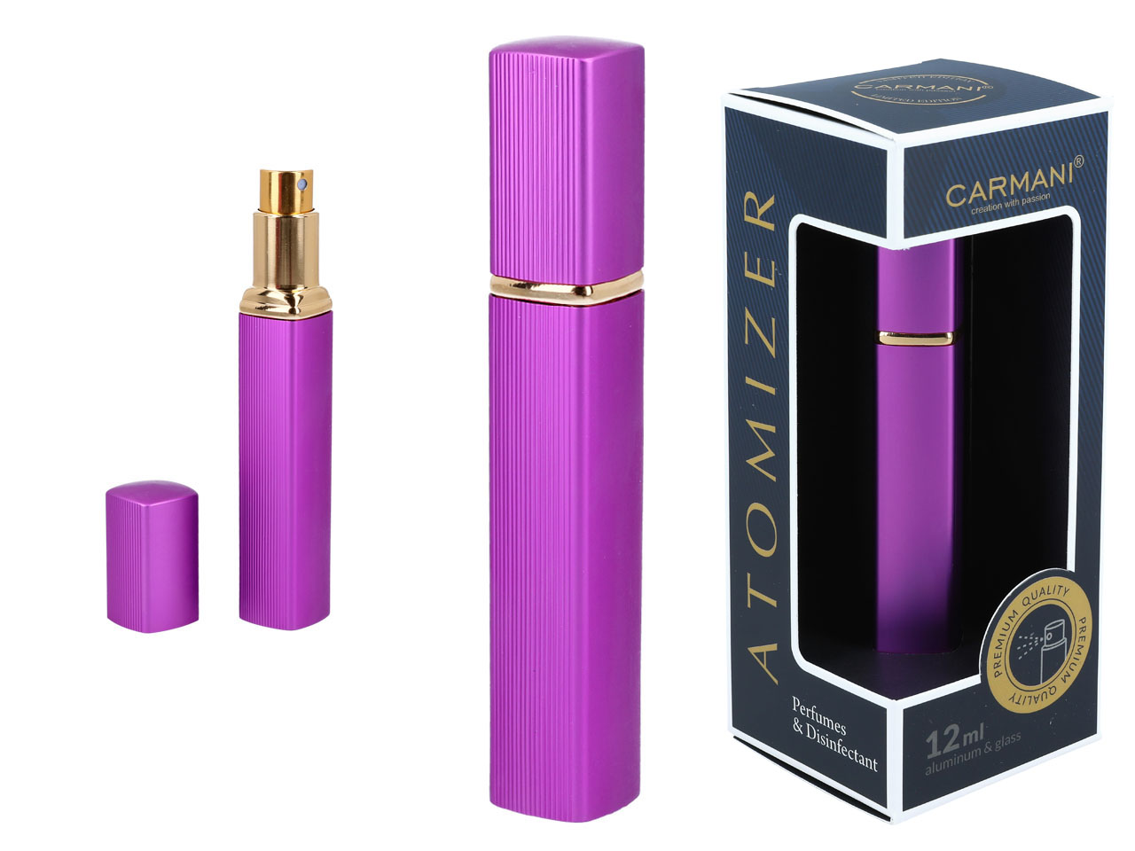 Parfümzerstäuberflasche Für Antibakterielle Flüssigkeit, Fuchsiafarben, 10 Ml