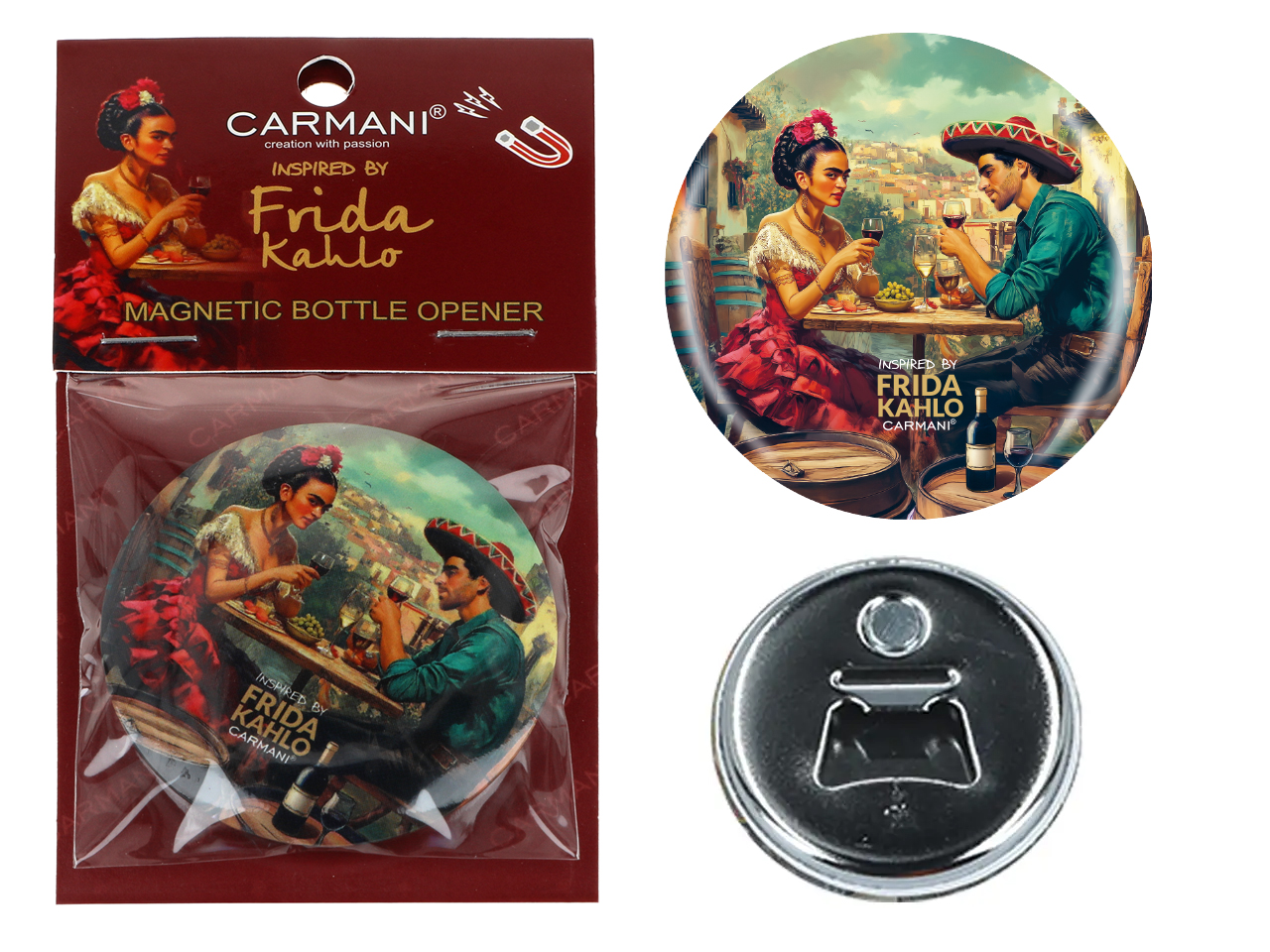 Flaschenöffner-kühlschrankmagnet Frida Kahlo Küchenhelfer Zuhause
