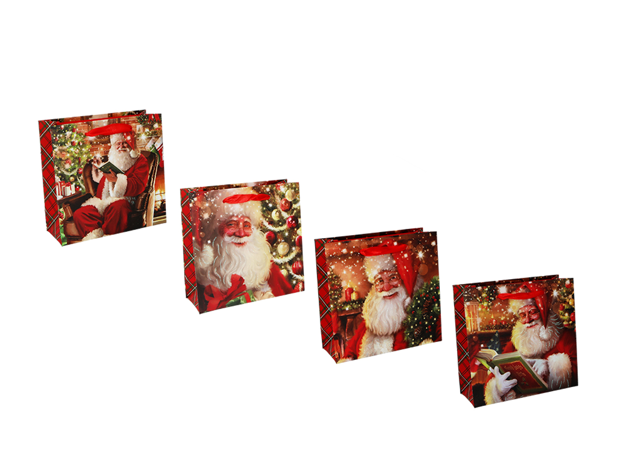 Kleine Weihnachtsgeschenktüte Für Ein Geschenk
