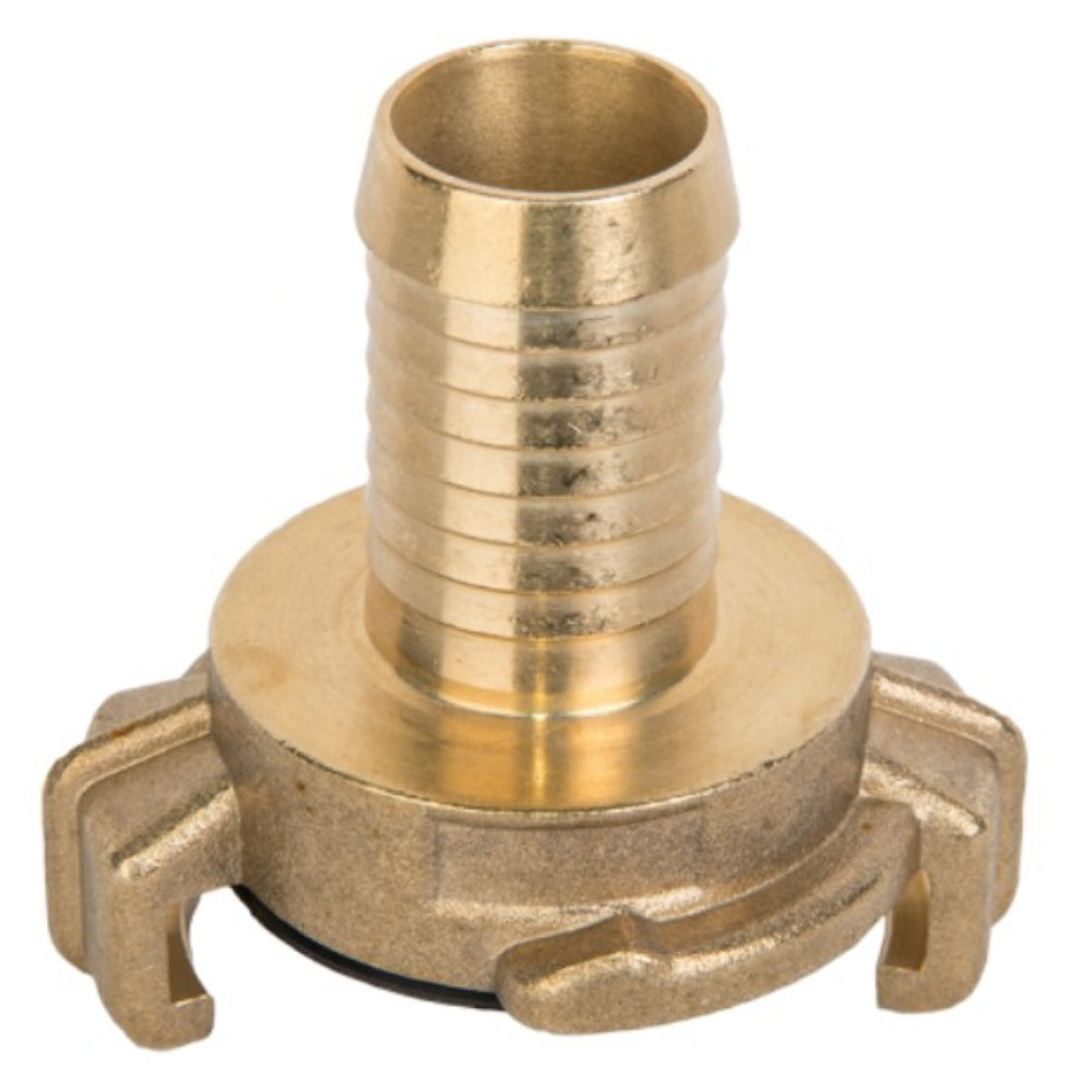 Geka Klauenverbinder Für 1/2"-schlauch (13 Mm), Messing-weihnachtsbaumverbinder, Robust