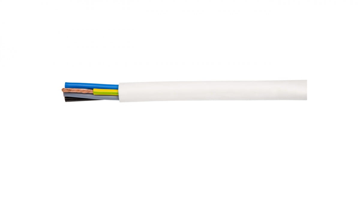 Werkstattkabel H05vv-f (owy) 5x1 Gelb Weiß /100m/