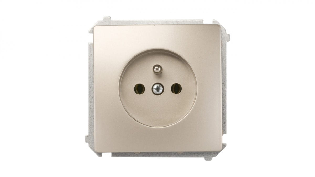 Simon Basic Einzelsteckdose Mit/ohne 16a Ip20 Satiniert Bmgz1.01/29