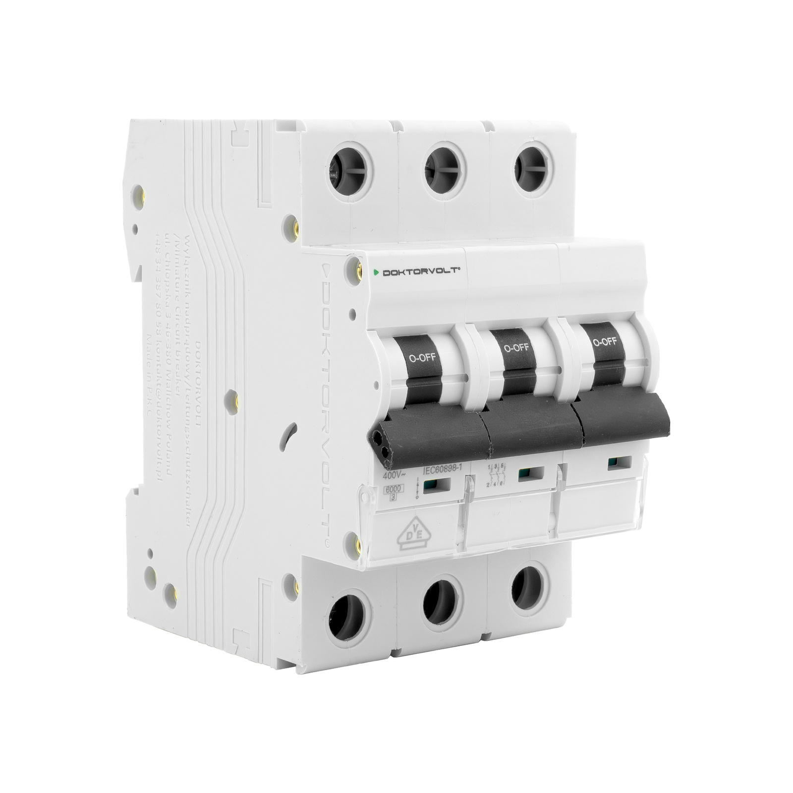 Mcb 6ka 3p 16a Vde C16a Doktorvolt Dv-2922 Leistungsschalter