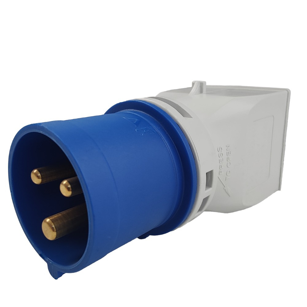 Campingadapter Cee-stecker 16a Auf Uk-steckdose 13a 250v Ip20