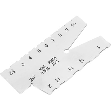 1pc Stainless Steel Screw Thread Gauge 29 Degree Grinding Gage Inspection Tool