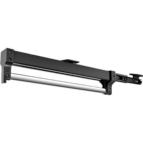 Asta Appendiabiti Telescopica Estraibile Zolginah - Barre Extensible Réglable Pour Penderie (447 Mm, Noir)