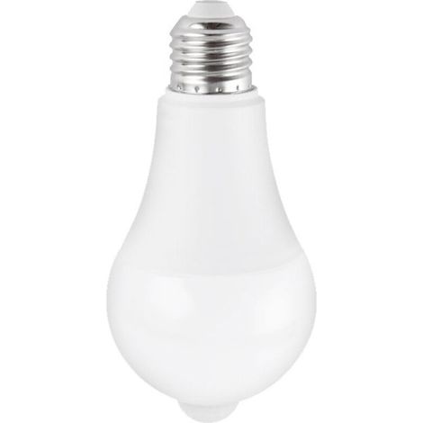 Motion Detector Bulb,18w E27 Led Bulb Infrared Pir Sensor, Auto On/off, Lighting For Stairs, Garage.