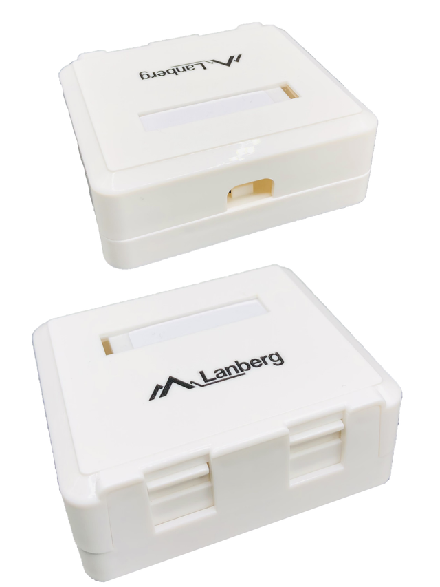 Lanberg Aufputzgehäuse für zwei Keystone-Module