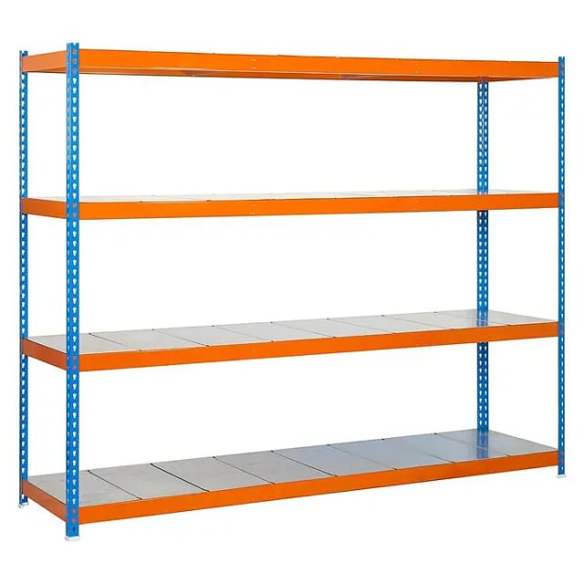 Metallregale SET SIMONFORTE 1804-4 METAL BLAU/ORANGE/VERZINKT