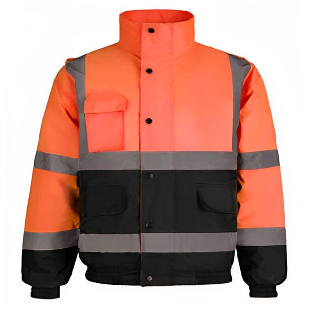 Reflection Warnschutzjacke -2 Tonnen Fluo Orange/Navy - Größe: XL