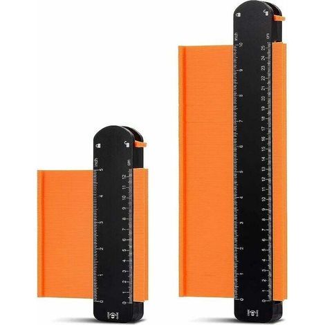 Calibre De Contour Verrouillable, Duplicateur De Profil (2 Pièces), Fonction De Duplication Réglable, Outil Pour Le Marquage Du Bois Stratifié