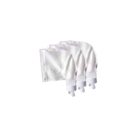 Lot De 3 Sacs De Rechange À Fermeture Éclair Pour Nettoyeur De Piscine Polaris 280,480 Tout Usage 23x34x7cm