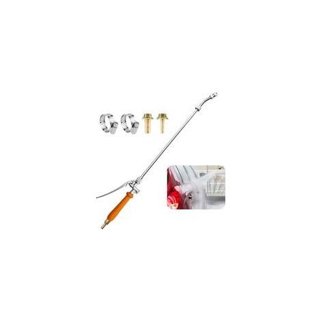 Lance Pulvérisateur Jardin 73cm, Tige Universelle En Acier Inoxydable, Idéale Pour Nettoyage Et Jardinage