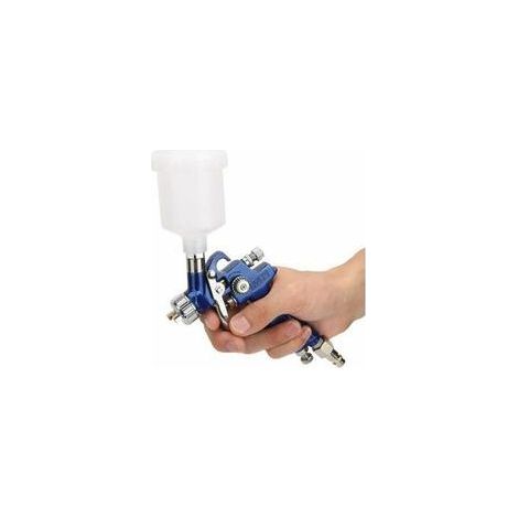 (0.8mm)aérographe Polyvalent Ensemble Voiture Pistolet À Peinture À L'Huile Pneumatique Gravité Aérographe Européen Type Connecteur