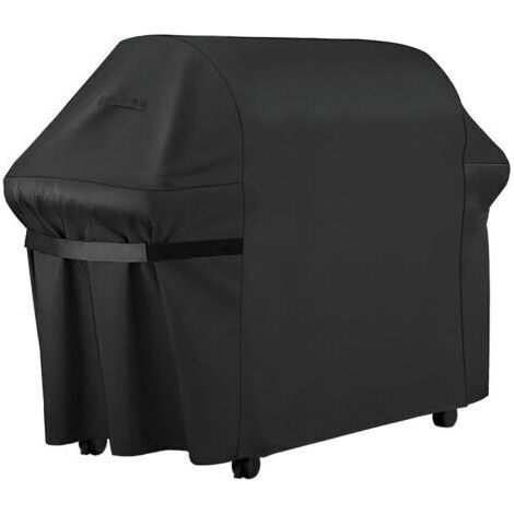 Housse De Protection Pour Barbecue D'Extérieur, Imperméable Et Résistante Aux Uv, Bâche Noire, 145 X 61 X 117 Cm