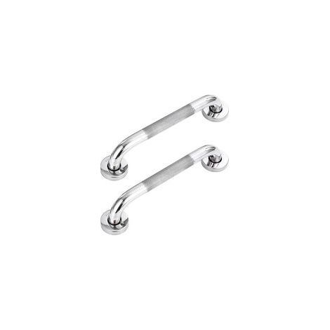 Lot De 2 Barres D'Appui Salle De Bain Antidérapantes - Acier Inoxydable 304, Sécurité Pour Baignoire Et Toilettes