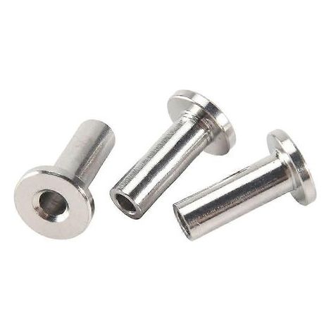20pcs Stainless Steel Protector Sleeves 1/8inch Diy Balustrade