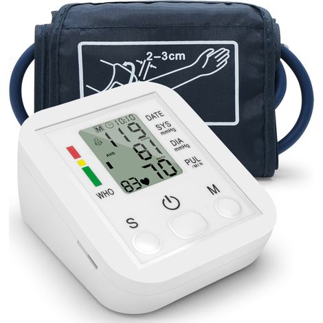 Tensiomètre Portable Et Domestique À Bracelet, Sphygmomanomètre Avec Écran Lcd Et Mesures Précises