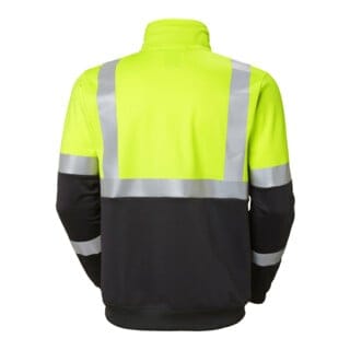 Warn-Sweat-ZIP, gelb, Gr.M