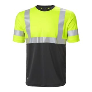 Warn-T-Shirt addvis, gelb, Gr.XL