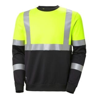 Warn-Sweatshirt, gelb, Gr.S