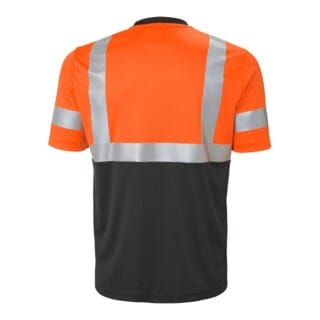 Warn-T-Shirt addvis, orange, Gr.L