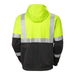Warn-Hoodie, gelb, Gr.XL