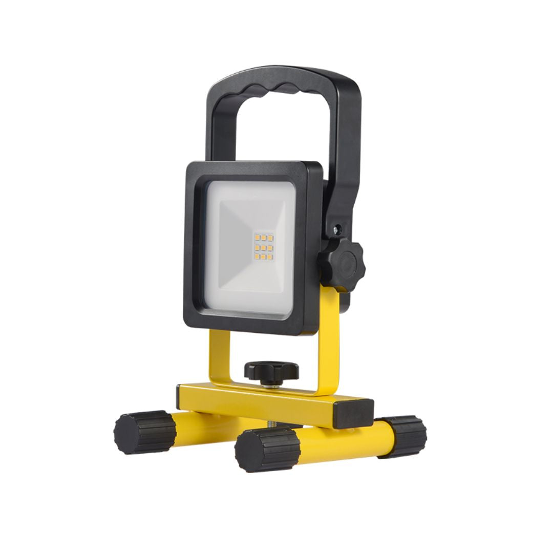 Tragbarer, Wiederaufladbarer Led-projektor, 10 W, 700 Lm, 4000 K, Ip54, Usb-c Kompakte Arbeitsleuchte