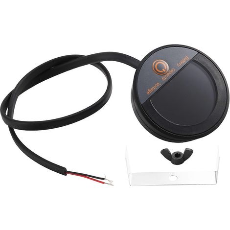 Capteur Auto Round Digital Display Voltmeter Led Digital Voltmeter Panel Volt Meter Monitor Gauge Display Auto Accessories Waterproof