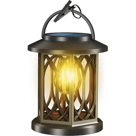 Lampe Solaire Extérieur Jardin Flame Lamp Au - Étanche Led Éclairage
