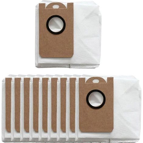 10pcs Aspirateur Dust Bags Pour Ultenic T10 Pro Aspirateur Non – Woven Dust Bags Pièce Détachée