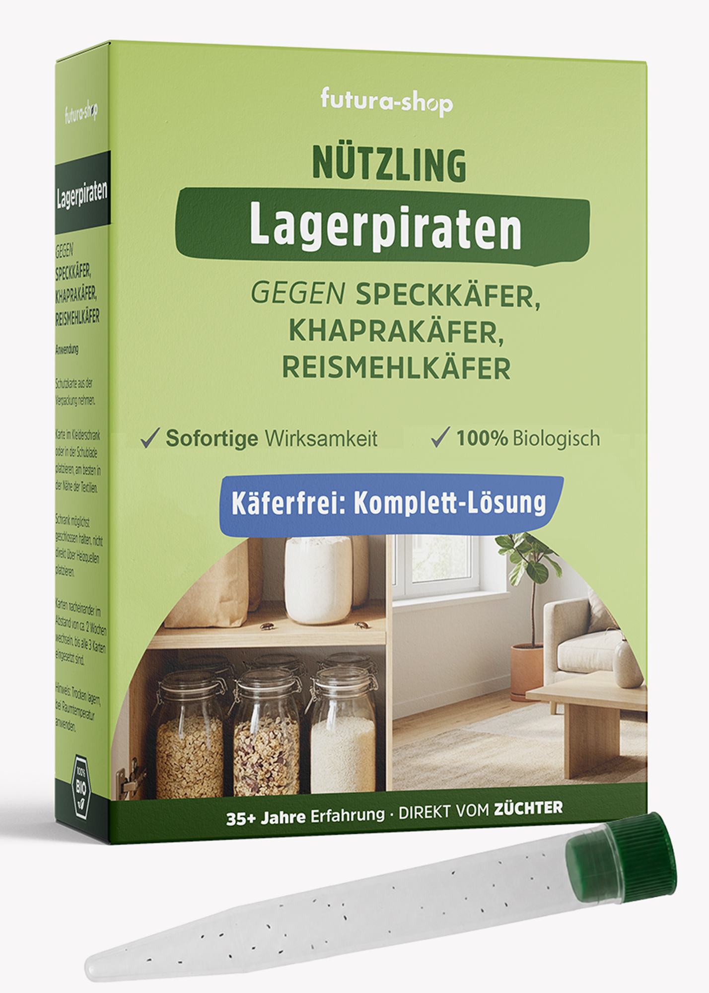 Nützling "lagerpiraten" Gegen Speckkäfer, Khaprakäfer Und Reismehlkäfer Biologisch Bekämpfen