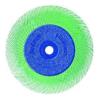 Radialschleifbürste ø 150 x 12,7 x 25,4 mm p 80 gelb, Typ ta - Tyrolit