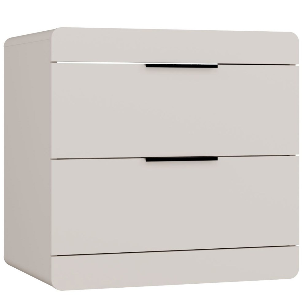 Terra 60 2s Waschtischunterschrank, Hängend, Kaschmir, 2 Schubladen, 60 X 58 X 45 Cm