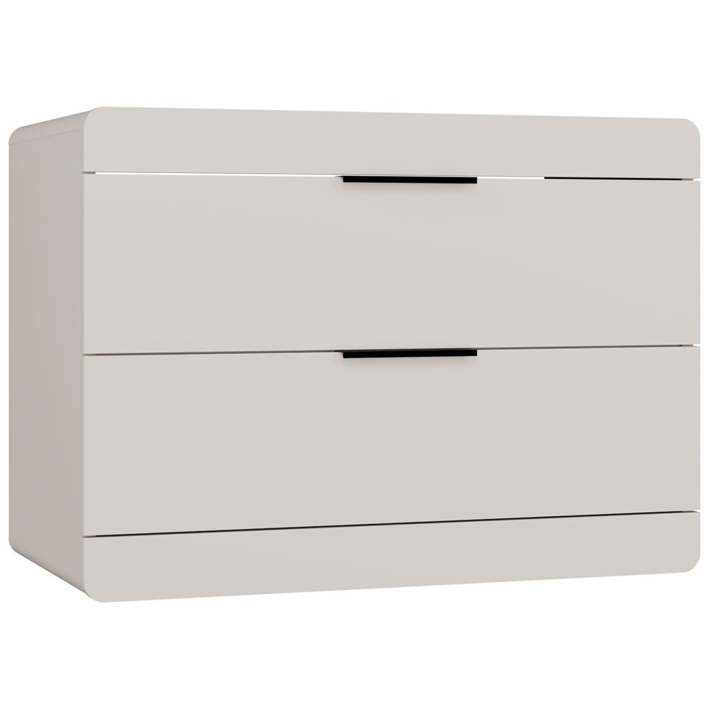 Terra 80 2s Waschtischunterschrank, Hängend, Kaschmir, 2 Schubladen, 80 X 58 X 45 Cm