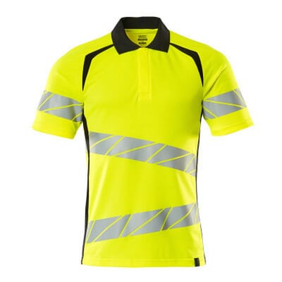 Mascot Polo-Shirt, moderne Passform Polo-shirt Gr. 4XLONE, hi-vis gelb/schwarz