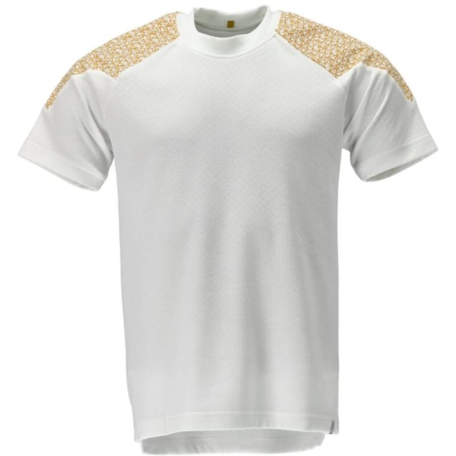 Mascot T-shirt 20082-933-0670 Gr. 4XL weiss/currygelb