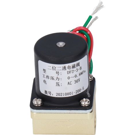 Solenoid Valve Brass Precision Casting Split Design 2/2 Way Threaded Gate Switch For Gas Liquid Ac 36v