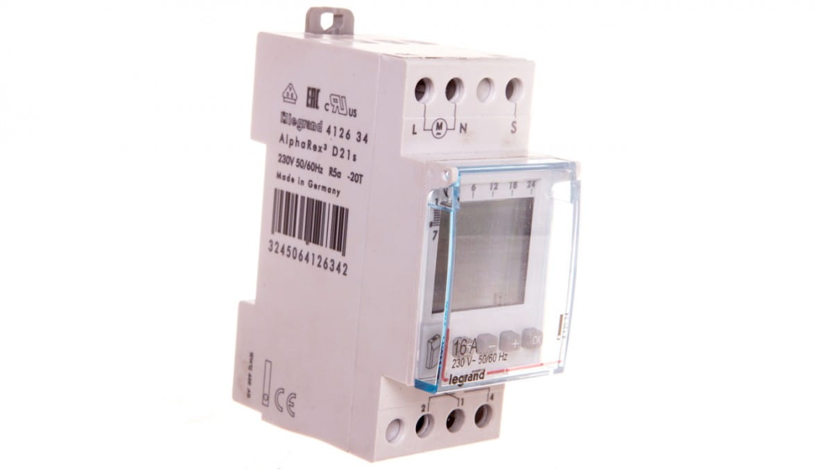 16a Digitaler Wochentimer Mit Verzögerung, Einkanalig, Alpharex D21s 412634