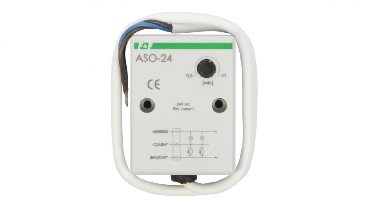 Treppenhaus-schalttafel 10 A 0,5–10 Min 24 V Ac Aso-24