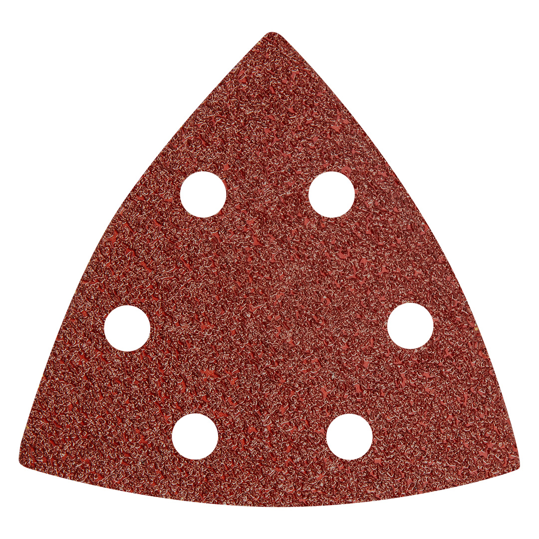 Delta Klett-schleifpapier 93 X 93 Mm P40, 5 Stück, Mit 6 Löchern