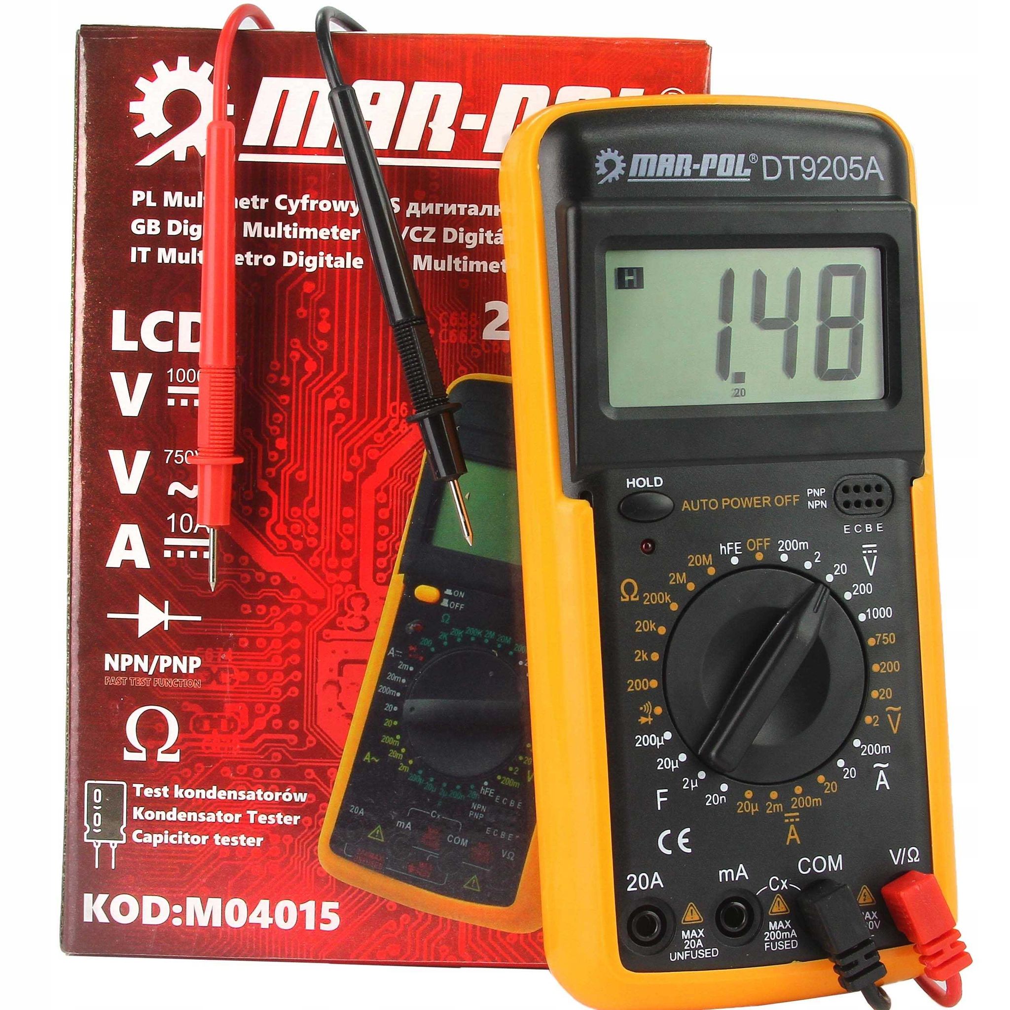 Mar-pol M04015 Digitalmultimeter