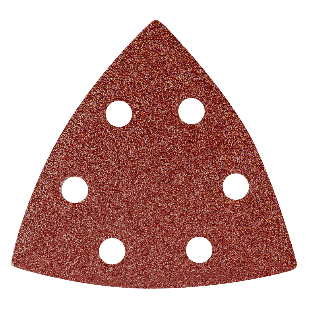 Delta Klett-schleifpapier 93 X 93 Mm P60, 5 Stück, Mit 6 Löchern