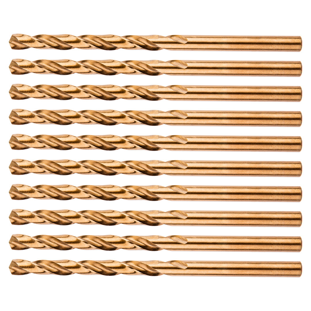 Hss-co Metallbohrer 4,8 Mm, 10 Stück.