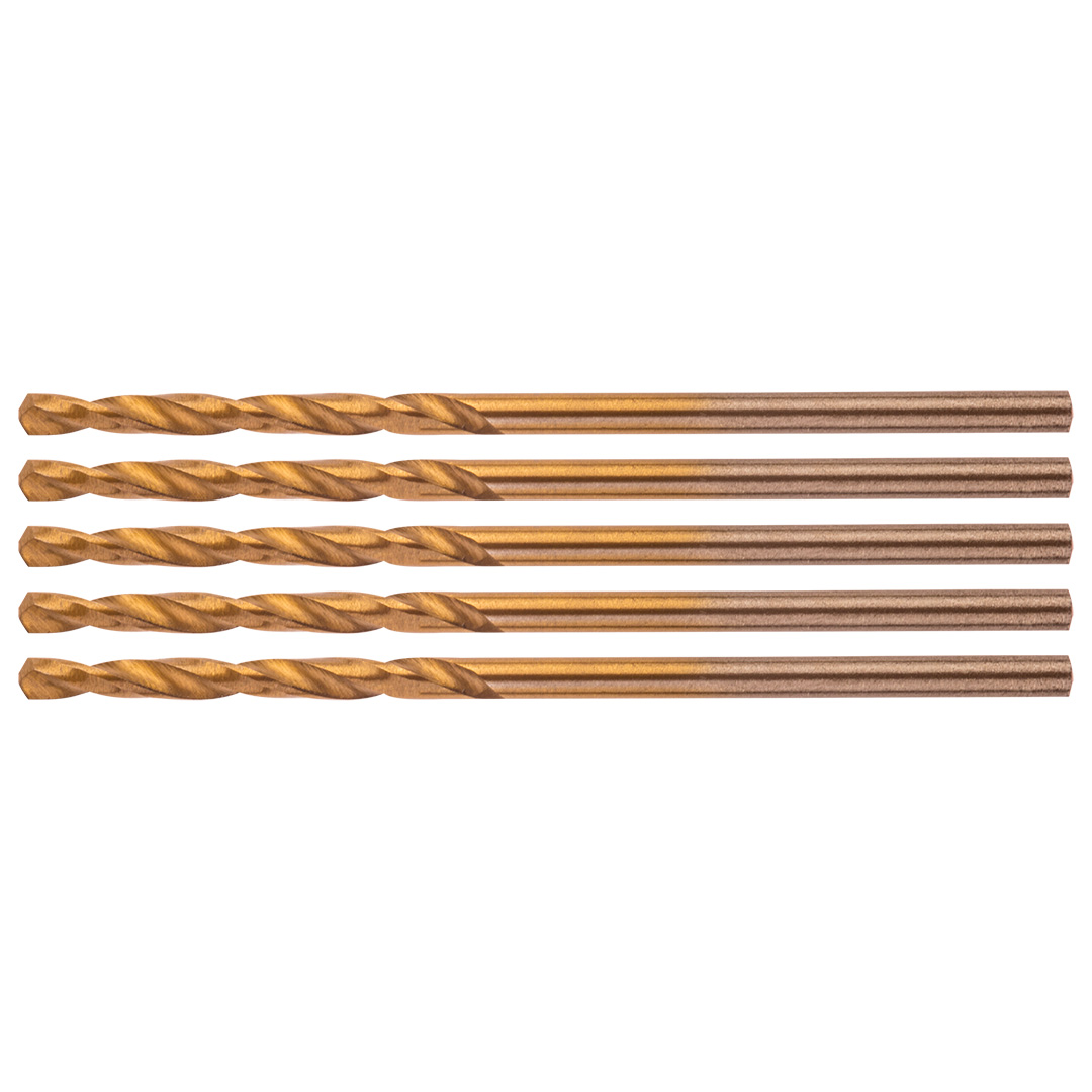 Hss-tin Metallbohrer 1,5 Mm, 5 Stück.