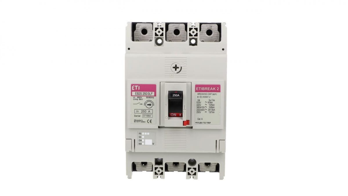 Kompakter Leitungsschutzschalter 3p 250a 16ka /nicht Einstellbar/ Eb2s 250/3lf 004671813