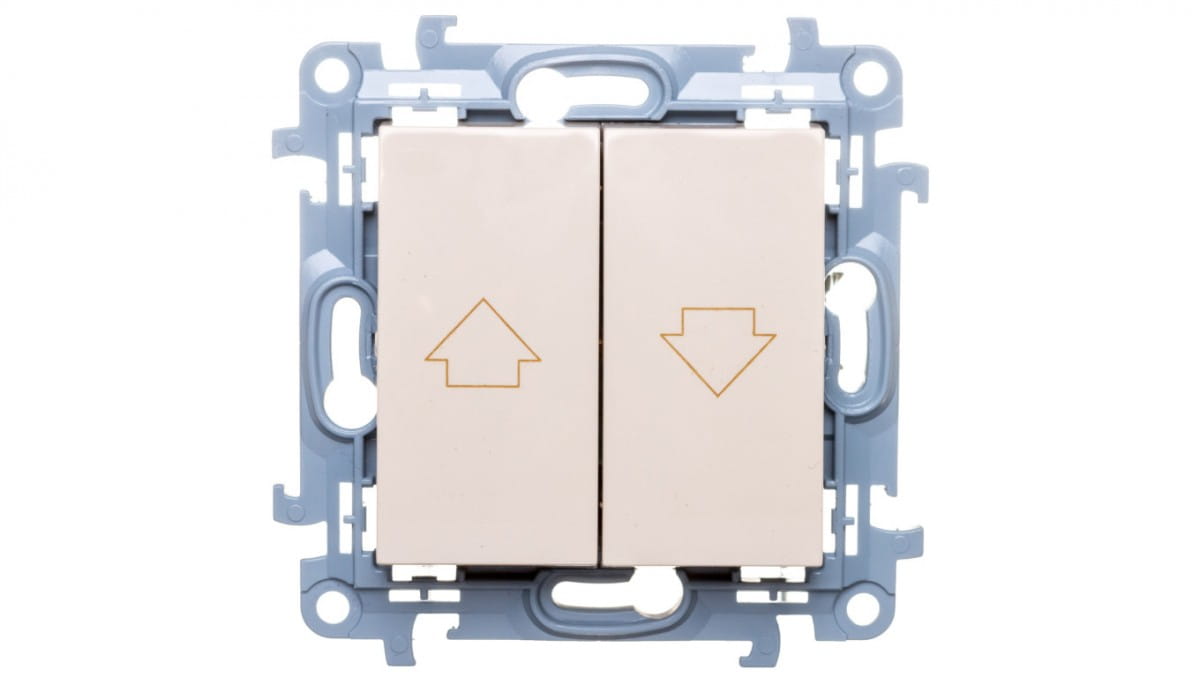 Simon 10 Rollladenschalter 10a Ip20 Creme Czw1.01/41