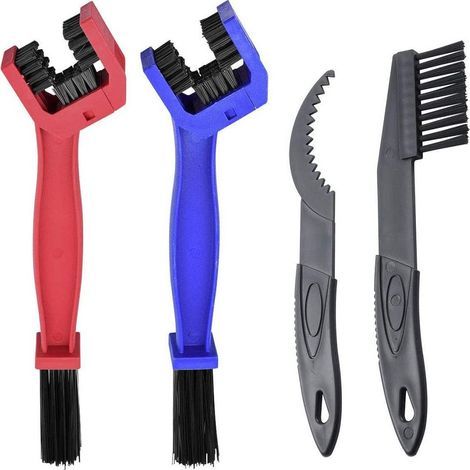 4-piece Bicycle Chain Cleaning Tool Set, Bicycle Sprocket Maintenance And Cleaning Brush Set, Suitable For Various Sprockets.